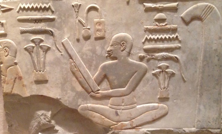 Archaizing scribe from the tomb of Montuemhat